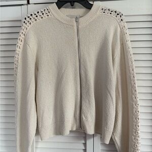 Industry Sweater with Knit Detail